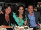 Lauren Richards, Angela Scardillo, VP marketing and communications of Best Buy and Joe Strolz VP Microsoft Advertising enjoying a Microsoft hosted dinner.