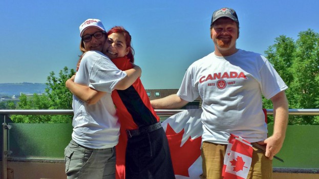 Canada Day 2 Shana, Tatiana, John - Bern, Switzerland