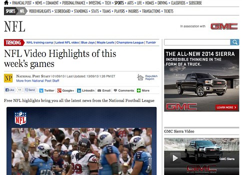 Postmedia SendtoNews Screen Shot