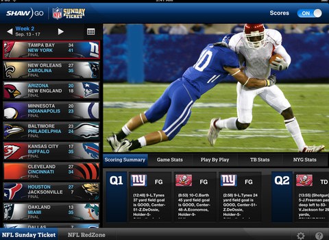 Copied from Playback - NFL app