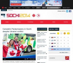 paralympics cbc website