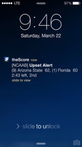 the score upset alert