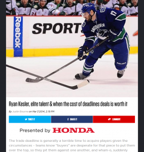 theScore Honda NHL 2014