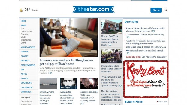canadian media, newspaper, revenue
