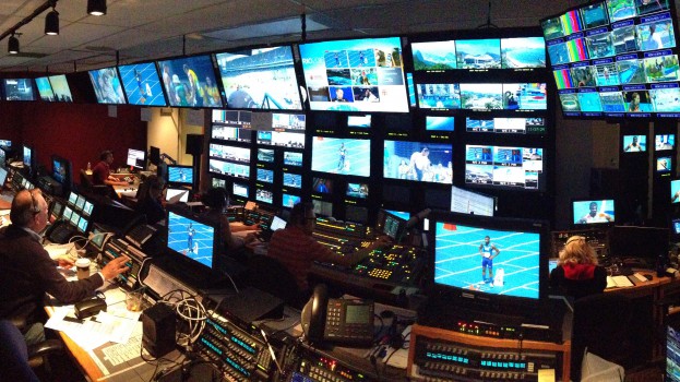 CBC Olympic control room