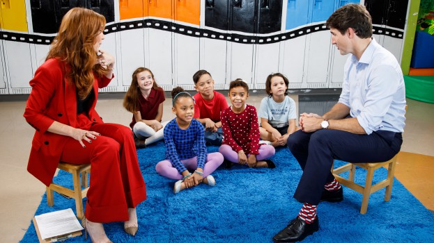 PM Trudeau sits down with Jessi Cruickshank in Etobicoke. October 1, 2019.