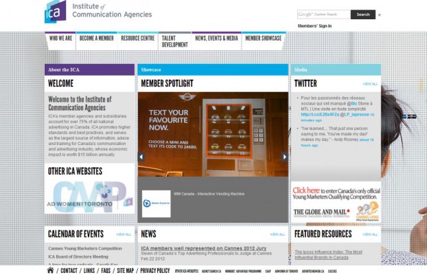 The ICA modernizes its look » Media in Canada