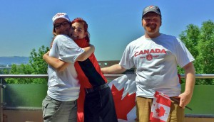 Canada Day 2 Shana, Tatiana, John - Bern, Switzerland
