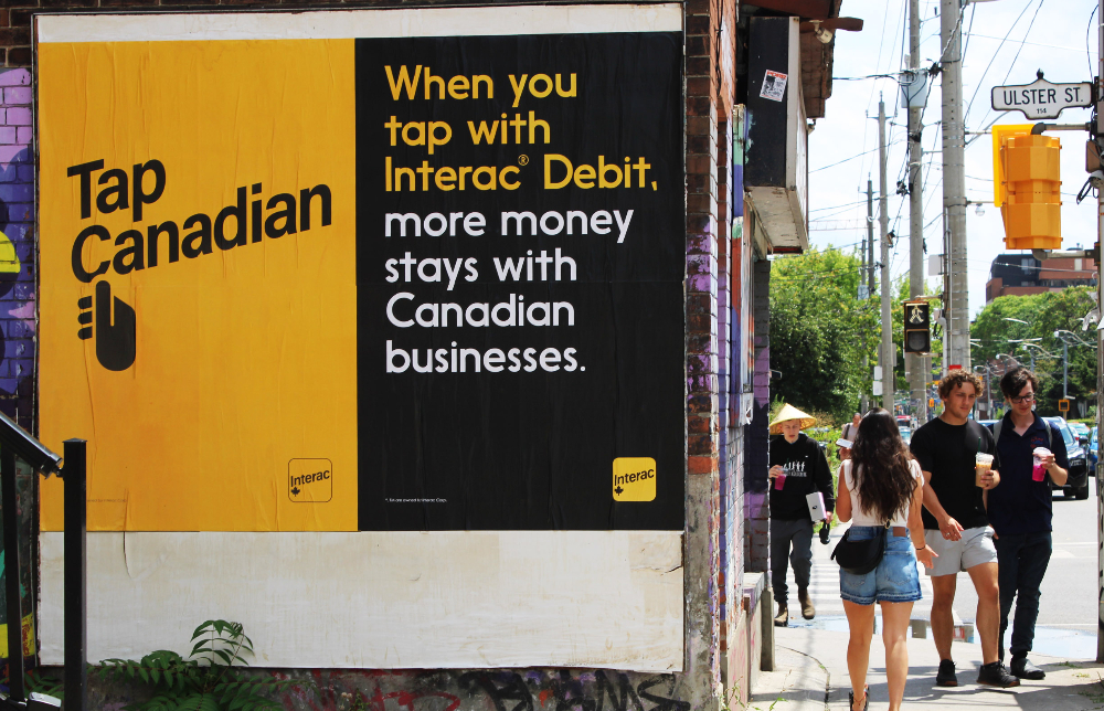 Interac tapped consumer sentiment, data for its ‘Tap Canadian’ campaign ...