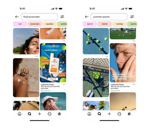 La Roche-Posay buys into Pinterest's summer search trends