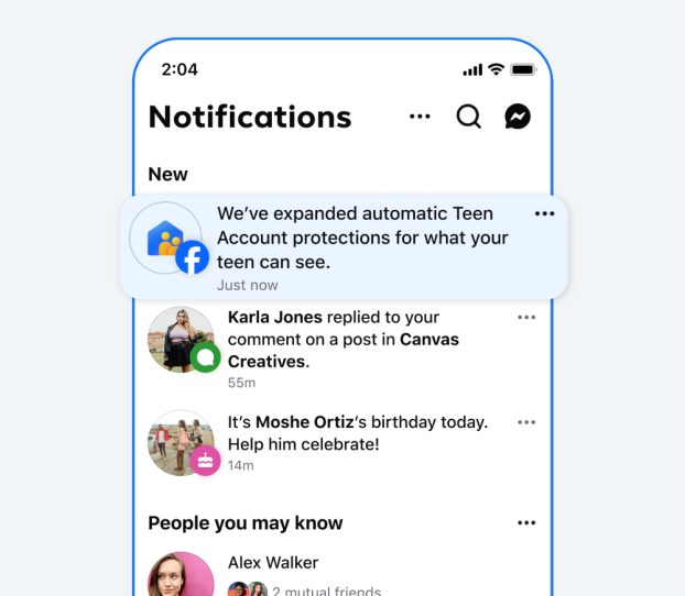 Meta tightens teen safety settings across its platforms