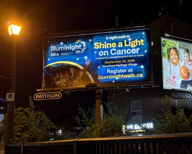 Pattison Outdoor debuts first glow-in-the-dark billboard